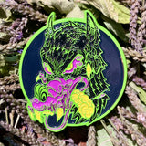 Grateful Dead Jerry Garcia Wolf Pin